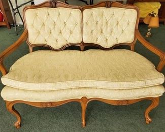 French Settee with Floral Pattern