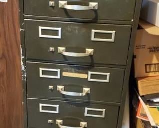 Steel Master 8 Drawer Filing Cabinet.Smooth Drawers