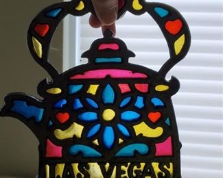 Stain Glass Las Vegas Trivet