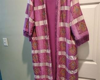 Vintage XL Pink and Purple 2 Piece Dress Set