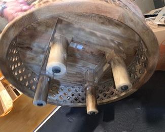 PLL 10 West Elm Table @ $100- Has a Glass Top - Open to Offers 