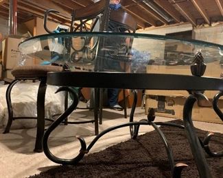 PLL 20 Glass Topped Coffee Table @ $95