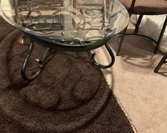 PLL 20 Glass Topped Coffee Table @ $95