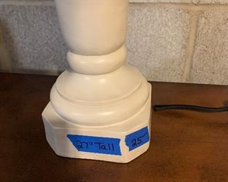 PLL 24  White Lamp @ $25 - Open to Offers - Pickup Day July 22