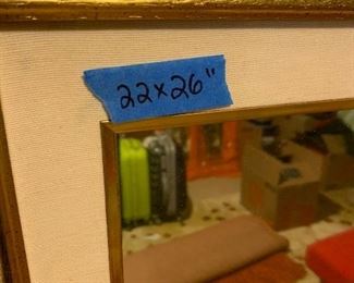 PLL 35 Gold Mirror with Ivory Linen Bezel @ $40