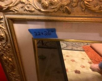 PLL 35 Gold Mirror with Ivory Linen Bezel @ $40