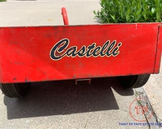 Vintage CASTELLI Pedal Tractor TRAILER