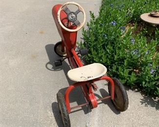 RARE Vintage DISNEYLAND Special Mickey Mouse Pedal Tractor