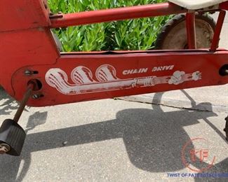 RARE Vintage DISNEYLAND Special Mickey Mouse Pedal Tractor