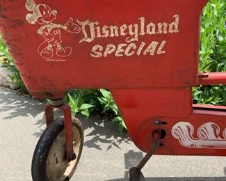 RARE Vintage DISNEYLAND Special Mickey Mouse Pedal Tractor