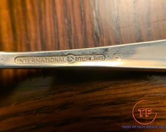 International STERLING Silver Flatware Set - SILVER RHYTHM Pattern