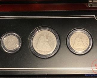 The CARSON CITY Mint Seated Liberty Coin Collection
