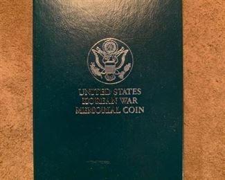 Korean War SILVER Commemorative Medallion