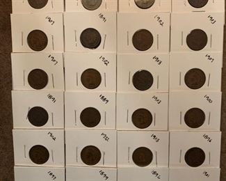 Large Indian Head Penny Collection