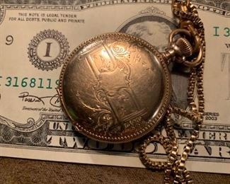 1900 ELGIN 0s 17 Jewel Pocket Watch