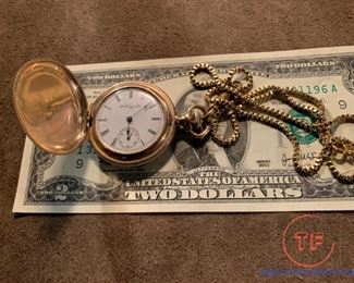 1900 ELGIN 0s 17 Jewel Pocket Watch