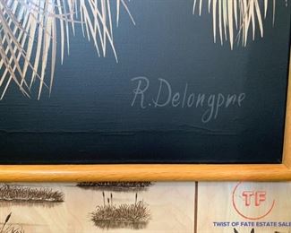 MCM "Owls in Moonlight" by R. Delongprie