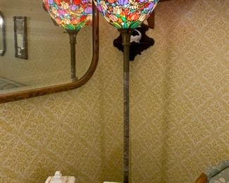 TIFFANY Style Stain Glass Floor Lamp