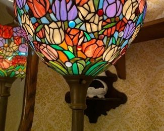 TIFFANY Style Stain Glass Floor Lamp
