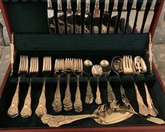 WALLACE Stainless Steel Silverware Set in Chest