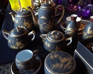 One of two tea and coffee sets.