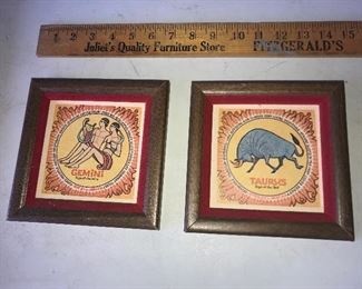 Two astrology wall art $12.00