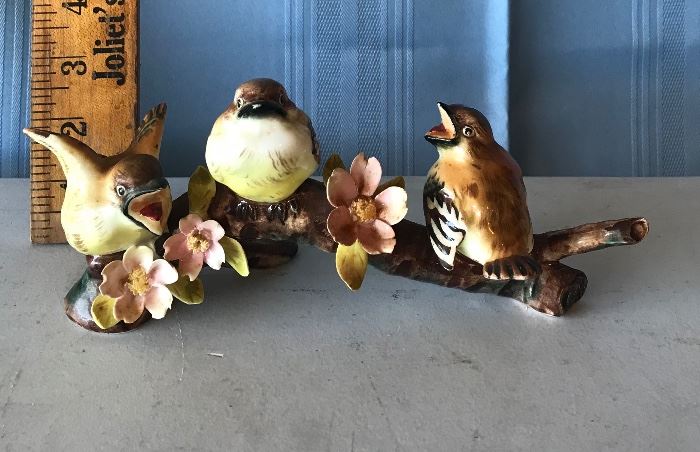 Three birds on branch $8.00