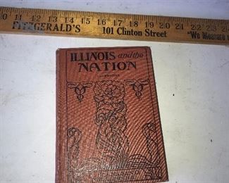 Illinois and the Nation 1913 book $10.00