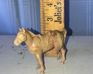 Plastic horse $3.00 