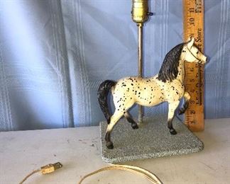 Griffin Lamp Co. horse lamp plastic $40.00