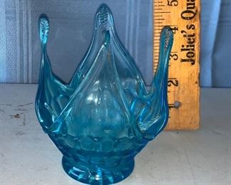 Blue Glass Bowl $10.00