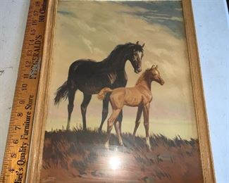 Horse Print Framed $15.00