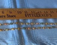 Plastic beaded necklace $4.00