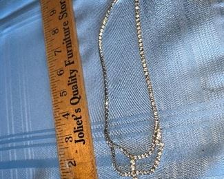 Rhinestone necklace $5.00