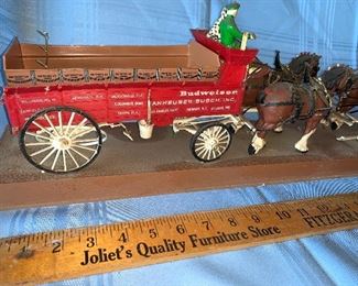 Budweiser Model horses and wagon $40.00