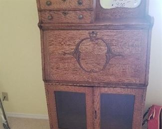 Vintage Oak  Secretary