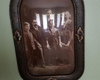 Antique Picture with rounded glass
