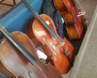 3 of the 4 cellos