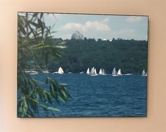 Sailing wall art