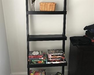 1 of 2 leaning book shelf