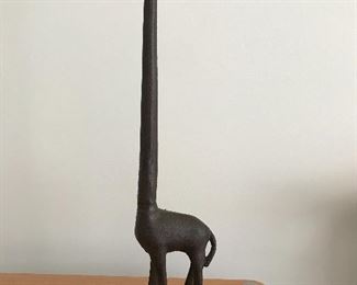 Cast iron giraffe