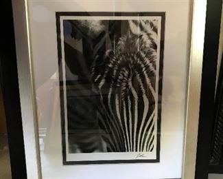 Zebra wall art
