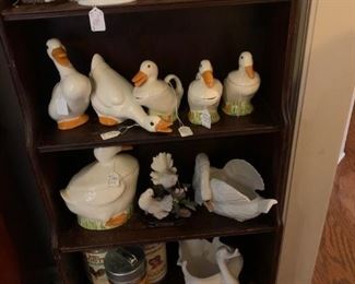 Front room:  Geese and Ducks galore!