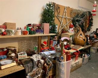 Garage: More Christmas and some Halloween, with maybe some Thanksgiving mixed in too!