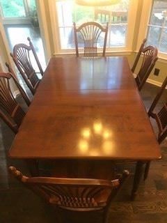 Breakfast/Kitchen Table & 6 Chairs ===> $650/OBO          