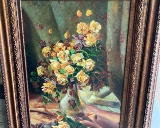 Original oil Painting w/COA from Prestige Arts # 111701. Only 500 less discount