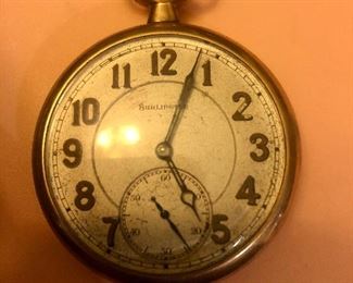 Vintage Burlington pocket watch 