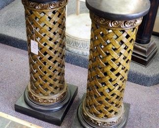 30" Woven Style Pedestals, Qty 2