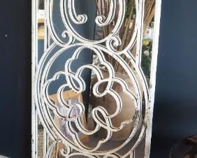 Uttermost Metal Framed Wall Mirror, 64" x 20"