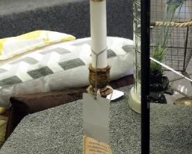 Frederick Cooper 26" Buffet Lamp With Antique Brass Finish And Floral Shade